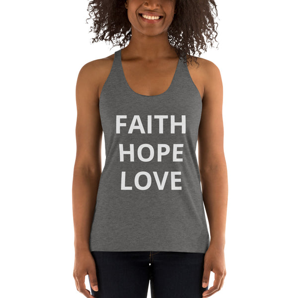 FAITH, HOPE, AND LOVE TANK TOP